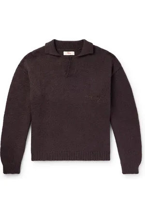 CHERRY LOS ANGELES Logo-Embroidered Organic Cotton Sweater - Men - - S