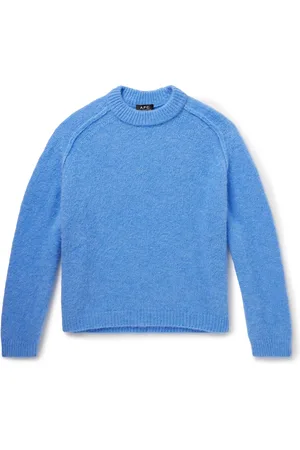A.P.C. Tyler Alpaca-Blend Mock-Neck Sweater - Men - - XS