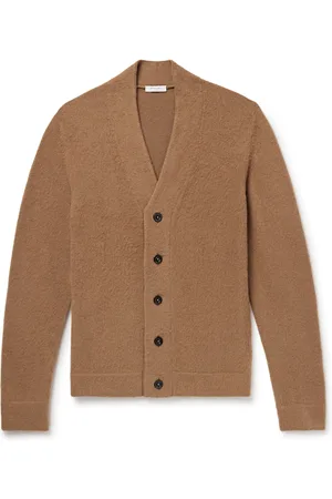 Boglioli Brushed Wool and Cashmere-Blend Cardigan - Men - - S