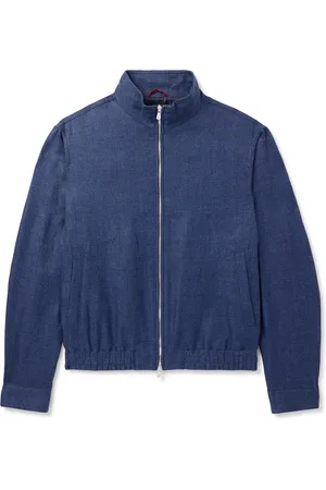 Brunello Cucinelli Linen, Wool and Silk-Blend Bomber Jacket - Men - - IT 48