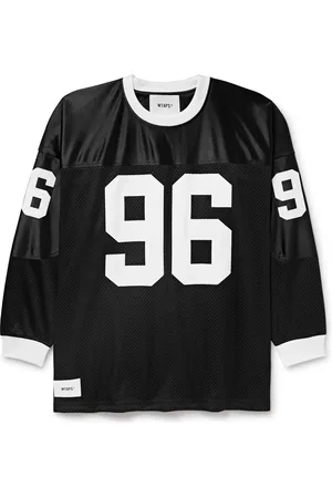 Wtaps Appliquéd Faille, Mesh and Jersey T-Shirt - Men - - 1