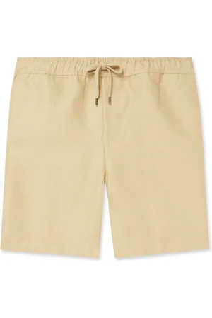 DEREK ROSE Sydney Straight-Leg Linen Drawstring Shorts - Men - - M