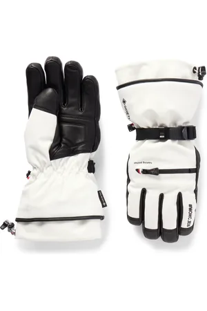 Moncler Grenoble Stretch-Shell and Leather Ski Gloves - Men - - L
