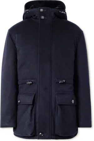 Loro Piana Damiano Shearling-Lined Padded Storm System® Cashmere-Felt Hooded Jacket - Men - - XXL