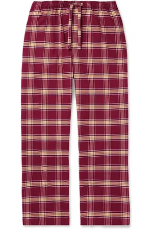 DEREK ROSE Kelburn Checked Cotton-Flannel Pyjama Trousers - Men - - XXL