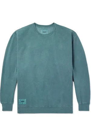 Wtaps Logo-Appliquéd Embroidered Cotton-Blend Jersey Sweatshirt - Men - - 1