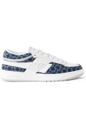 Givenchy G Move Monogrammed Denim and Leather Sneakers - Men - - EU 46