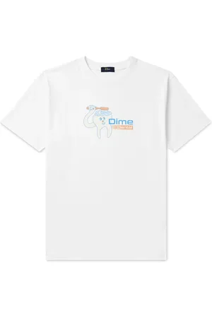 DIME Dental Care Logo-Print Cotton-Jersey T-Shirt - Men - - S
