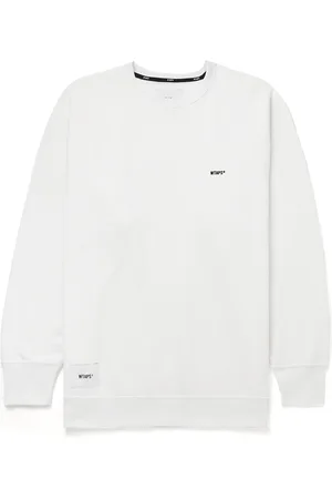 Wtaps Logo-Embroidered Appliquéd Cotton-Blend Jersey Sweatshirt - Men - - 3