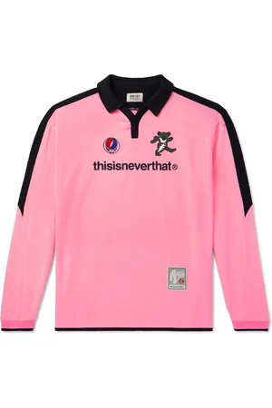 This Is Never That Grateful Dead Soccer Logo-Print Embroidered Jersey Polo Shirt - Men - - XL