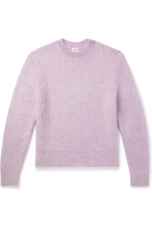 Saint Laurent Slim-Fit Mohair-Blend Sweater - Men - - M