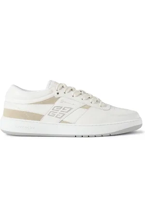 Givenchy Logo-Debossed Suede-Trimmed Leather Sneakers - Men - - EU 40
