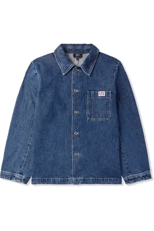 A.P.C. Ralph Logo-Appliquéd Organic Denim Jacket - Men - - XL