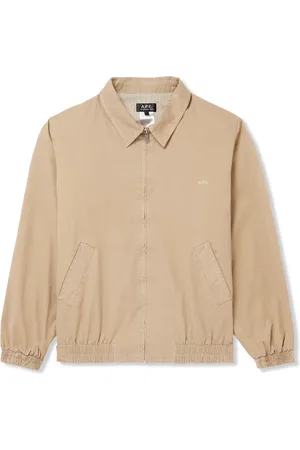 A.P.C. Gilbert Logo-Embroidered Organic Cotton-Twill Blouson Jacket - Men - - S