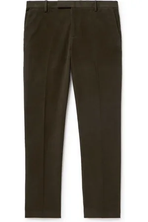 Sunspel Straight-Leg Cotton-Blend Moleskin Trousers - Men - - UK/US 38