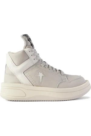 DRKSHDW BY RICK OWENS Converse TURBOWPN Full-Grain Leather High-Top Sneakers - Men - - US 7.5