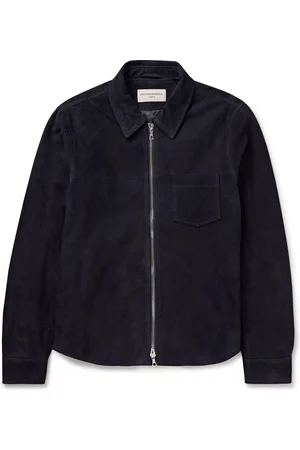 OFFICINE GENERALE Sid Suede Overshirt - Men - - S