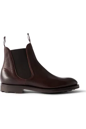EDWARD GREEN Newmarket Full-Grain Leather Chelsea Boots - Men - - UK 9