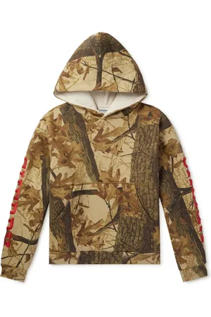 CHERRY LOS ANGELES Logo-Embroidered Camouflage-Print Cotton-Jersey Hoodie - Men - - XS