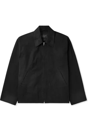Balenciaga Oversized Logo-Embroidered Cotton-Canvas Zip-Up Jacket - Men - - S