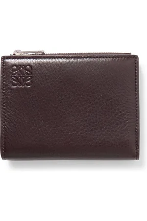 Loewe Logo-Debossed Full-Grain Leather Wallet - Men
