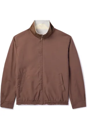 Kiton Linen, Wool and Silk-Blend Harrington Jacket - Men - - IT 50