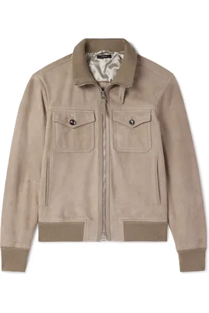 Tom Ford Suede Bomber Jacket - Men - - IT 48