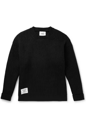 Wtaps Logo-Appliquéd Ribbed-Knit Sweater - Men - - 2