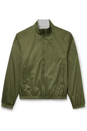 CANALI Reversible Twill and Jersey Blouson Jacket - Men - - IT 52