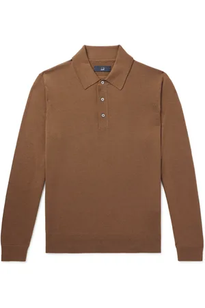 Dunhill Slim-Fit Cashmere Polo Shirt - Men - - L