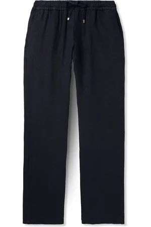 Boglioli Straight-Leg Linen Drawstring Trousers - Men - - IT 50