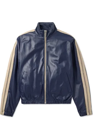 Marni Striped Leather Jacket - Men - - IT 48