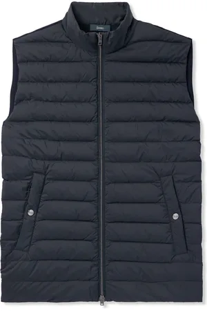 HERNO Quilted Shell and Wool and Silk-Blend Down Gilet - Men - - IT 50