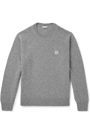 Loewe Anagram Logo-Embroidered Wool Sweater - Men - - S