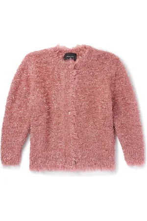 Simone Rocha Tinsel Metallic Textured-Knit Cardigan - Men - - XS