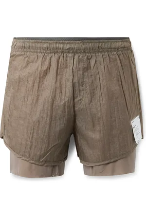 SATISFY 3" Straight-Leg Layered Rippy™ Ripstop and Justice™ Shorts - Men - - 0