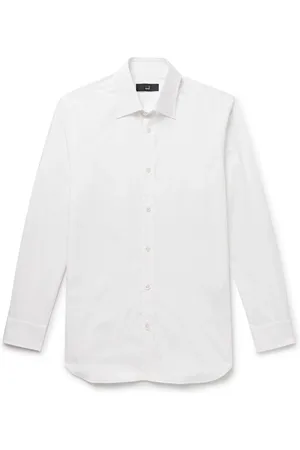 Dunhill Cotton-Poplin Shirt - Men - - EU 39