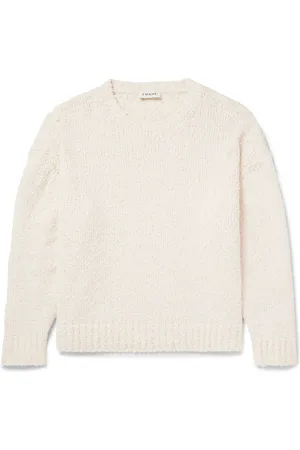 Frame Cotton-Blend Bouclé Sweater - Men - - S