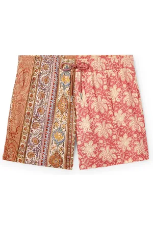 Etro Slim-Fit Mid-Length Printed Swim Shorts - Men - - S