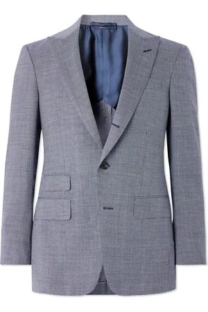 Dunhill Bourdon Nailhead Wool Suit Jacket - Men - - IT 48