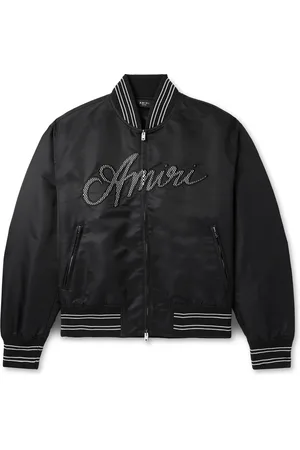 AMIRI Logo-Appliquéd Padded Nylon Bomber Jacket - Men - - L