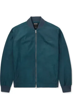 Ermenegildo Zegna Nubuck Bomber Jacket - Men - - IT 46