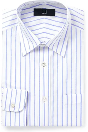 Dunhill Striped Textured-Cotton Shirt - Men - - S
