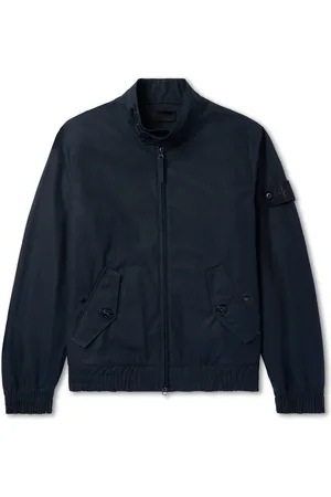 Stone Island Ghost Logo-Appliquéd Organic Cotton-Canvas Bomber Jacket - Men - - XXL