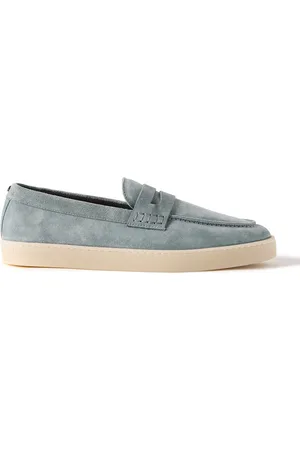CANALI Suede Penny Loafers - Men - - EU 46
