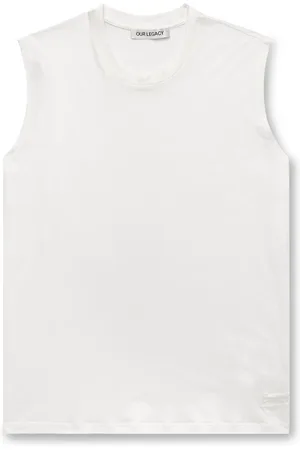 OUR LEGACY Breathe Cotton-Jersey Tank Top - Men - - IT 50