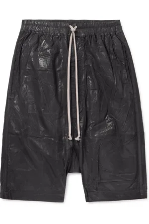 DRKSHDW BY RICK OWENS Pods Straight-Leg Cotton-Poplin Drawstring Shorts - Men - - L