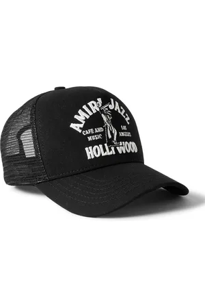 AMIRI Logo-Embroidered Cotton-Canvas and Mesh Trucker Cap - Men