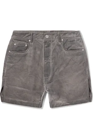 DRKSHDW BY RICK OWENS Geth Cutoffs Straight-Leg Denim Shorts - Men - - UK/US 34
