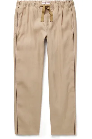 Orlebar Brown Alex Tapered Linen Drawstring Trousers - Men - - UK/US 36